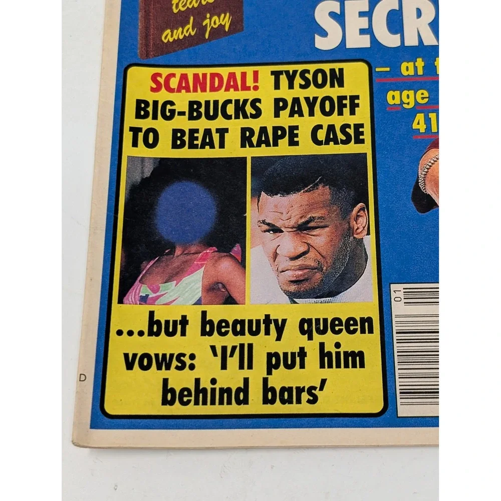 National Enquirer 1992 Jane Fonda Mike Tyson Ann Jillian‎ Michael Landon VTg 90s
